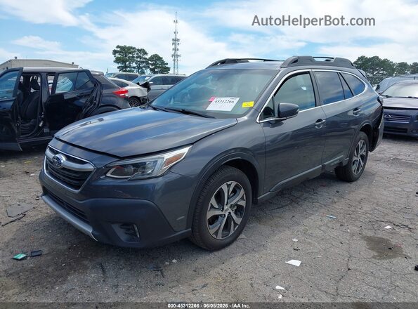 4S4BTANC3M3223965 2021 SUBARU OUTBACK Серый Передняя левая четверть