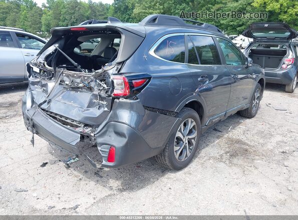 4S4BTANC3M3223965 2021 SUBARU OUTBACK Серый Задняя правая четверть