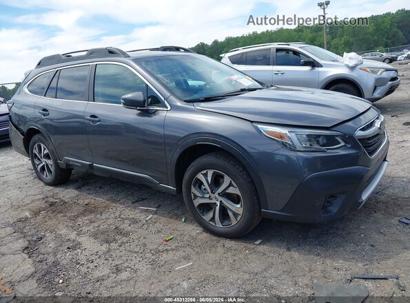 4S4BTANC3M3223965 2021 SUBARU OUTBACK Серый Вид задней части салона