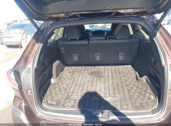 4S4BTANC3R3218630 2024 SUBARU OUTBACK Maroon ხელსაწყოთა პანელის ხედი