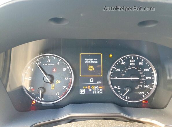 4S4BTANC3S3214406 2025 SUBARU OUTBACK Black Instrument cluster view