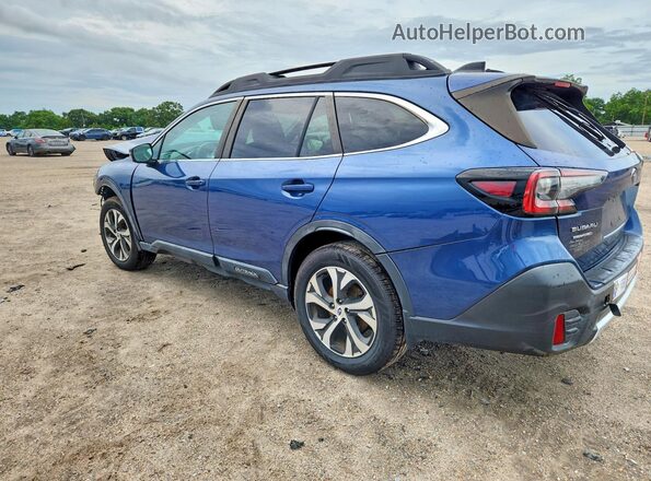 4S4BTANC4L3169283 2020 SUBARU OUTBACK Blue Trasero izquierdo