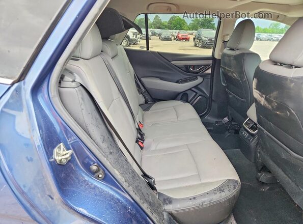 4S4BTANC4L3169283 2020 SUBARU OUTBACK Blue Vista interior trasera