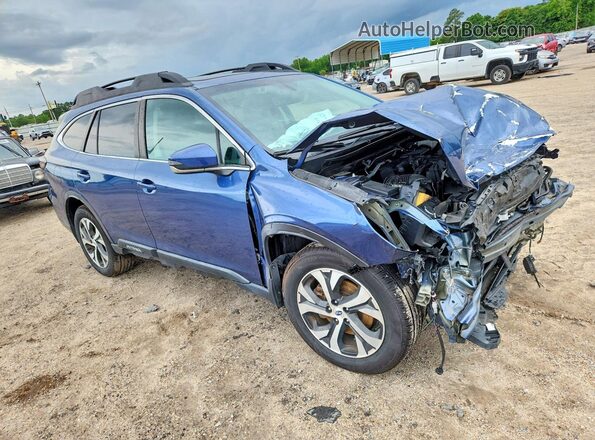 4S4BTANC4L3169283 2020 SUBARU OUTBACK Blue Delantero derecho