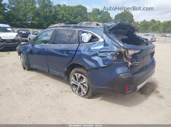 4S4BTANC4M3200954 2021 SUBARU OUTBACK Blue Tył lewy