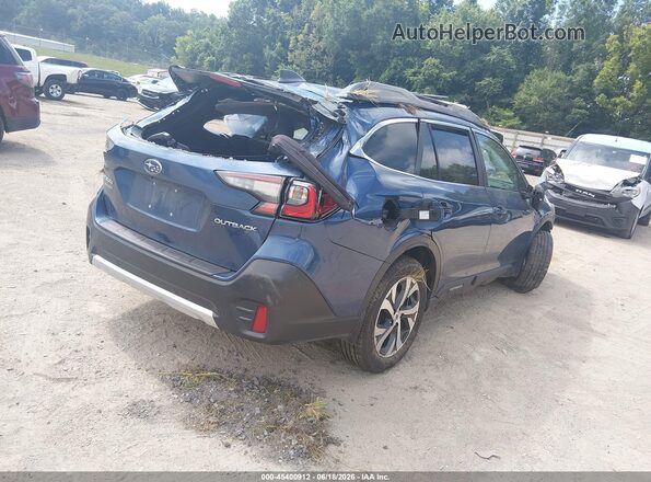 4S4BTANC4M3200954 2021 SUBARU OUTBACK Blue Tył prawy