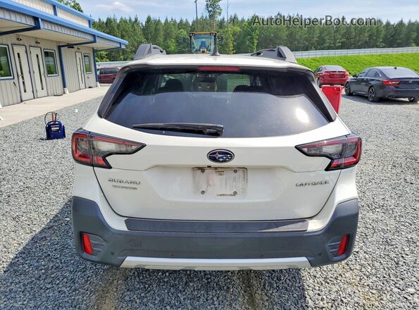 4S4BTANC4M3213820 2021 SUBARU OUTBACK White Vista trasera
