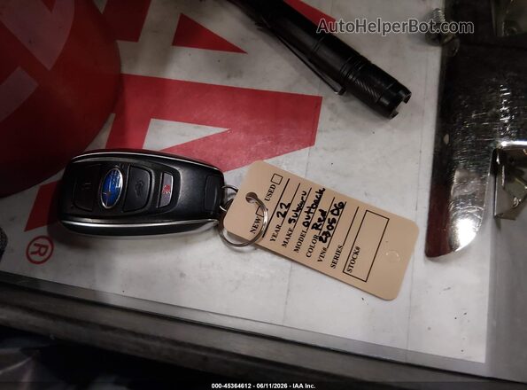 4S4BTANC4N3230506 2022 SUBARU OUTBACK Темно-бордовый Вид панели приборов