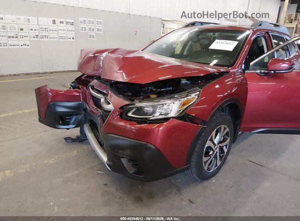 4S4BTANC4N3230506 2022 SUBARU OUTBACK Темно-бордовый Вид спереди
