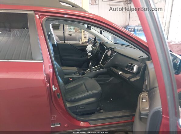 4S4BTANC4N3230506 2022 SUBARU OUTBACK Темно-бордовый Вид салона спереди