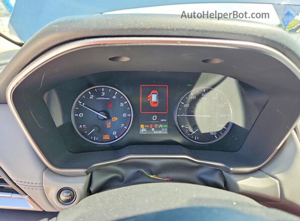 4S4BTANC4R3181426 2024 SUBARU OUTBACK Blue Вид щитка приладів