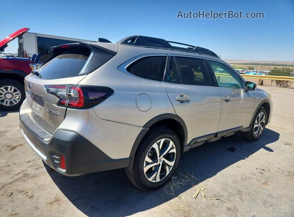 4S4BTANC5L3197285 2020 SUBARU OUTBACK Silver Tył prawy