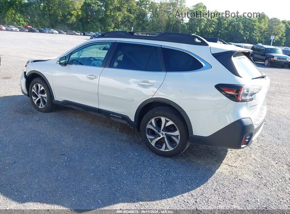 4S4BTANC5L3270431 2020 SUBARU OUTBACK Белый Задняя левая четверть