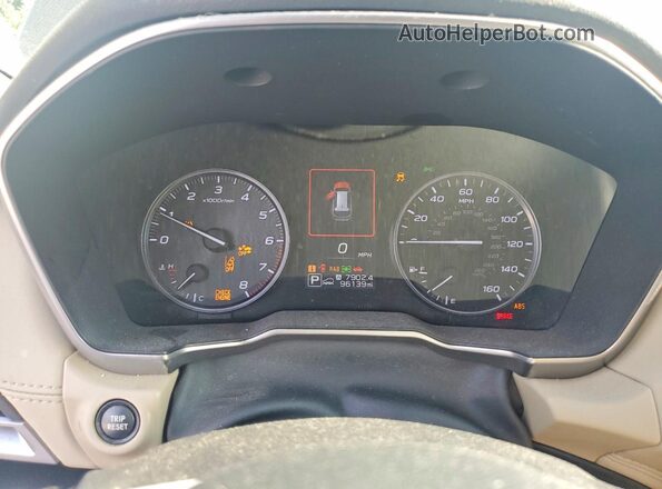 4S4BTANC6L3123678 2020 SUBARU OUTBACK Зеленый Вид щитка приборов