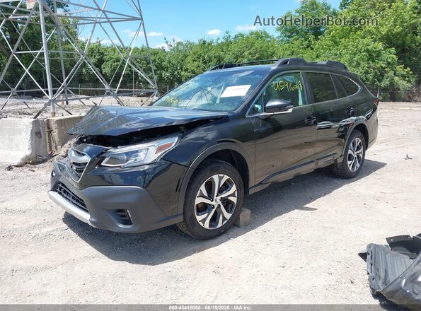 4S4BTANC6N3107645 2022 SUBARU OUTBACK Black Vista tres cuartos delantera izquierda