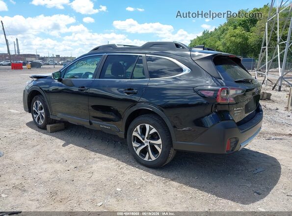 4S4BTANC6N3107645 2022 SUBARU OUTBACK Black Trasero izquierdo