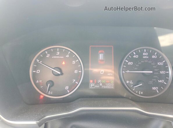 4S4BTANC6N3160748 2022 SUBARU OUTBACK Black Instrument cluster view