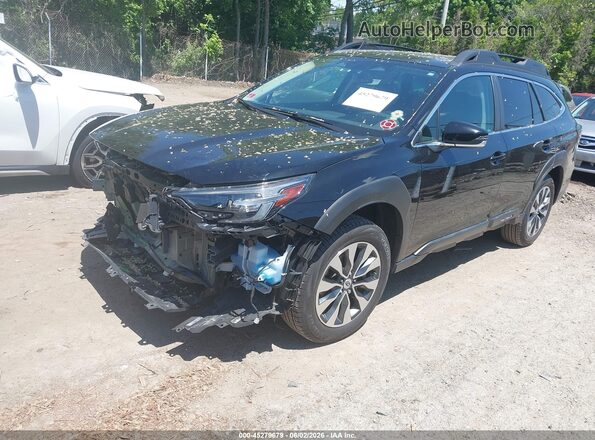 4S4BTANC6P3196121 2023 SUBARU OUTBACK Black Առջևի ձախ երեք քառորդ տեսարան