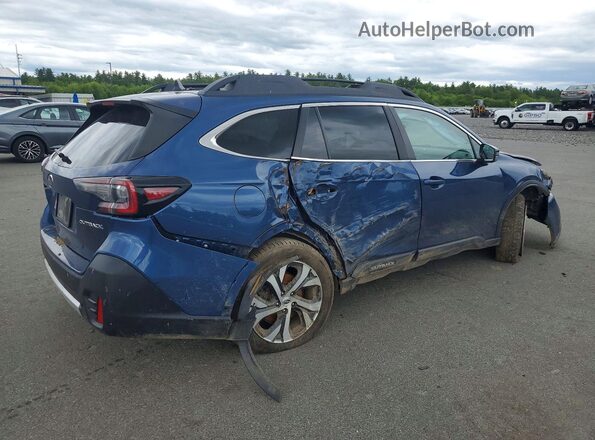 4S4BTANC7N3260096 2022 SUBARU OUTBACK Blue Tył prawy