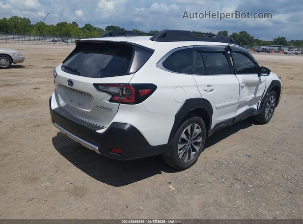 4S4BTANC7S3336105 2025 SUBARU OUTBACK White Trasero derecho