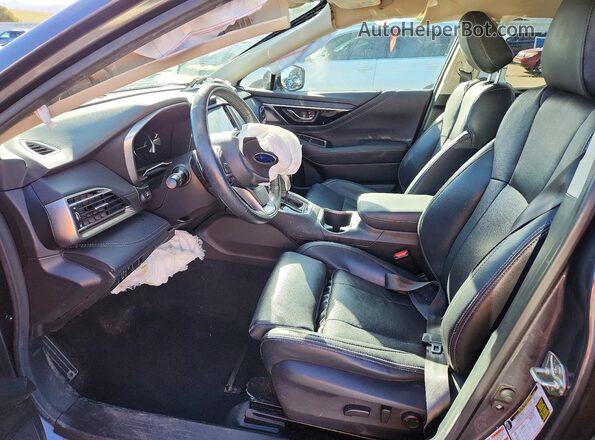 4S4BTANC8L3154074 2020 SUBARU OUTBACK Gray Widok wnętrza z przodu