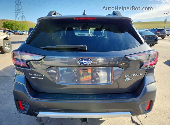 4S4BTANC8L3154074 2020 SUBARU OUTBACK Gray Widok z tyłu