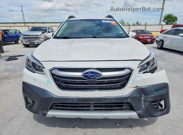 4S4BTANC8L3200678 2020 SUBARU OUTBACK White Front view