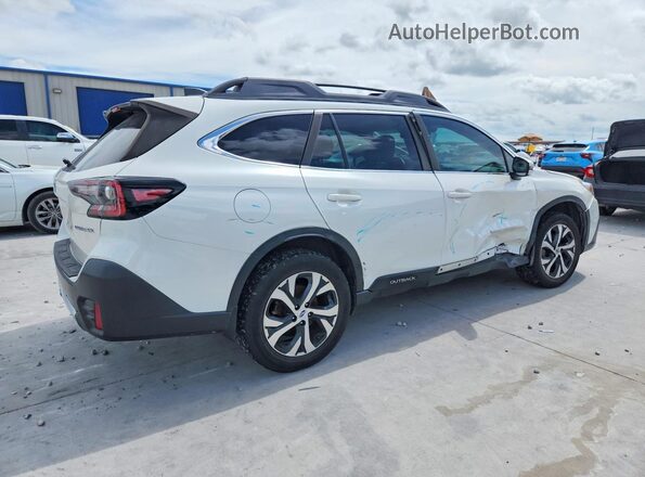 4S4BTANC8L3200678 2020 SUBARU OUTBACK White Rear right