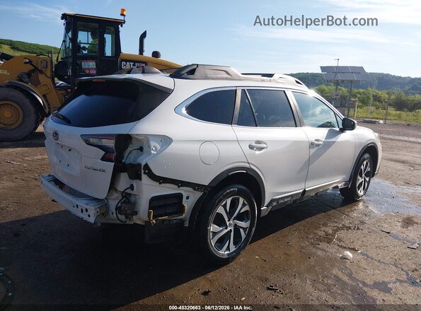 4S4BTANC8N3229813 2022 SUBARU OUTBACK White Задня права чверть