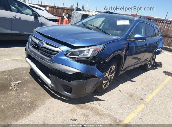 4S4BTANC9L3101514 2020 SUBARU OUTBACK Blue Vista tres cuartos delantera izquierda