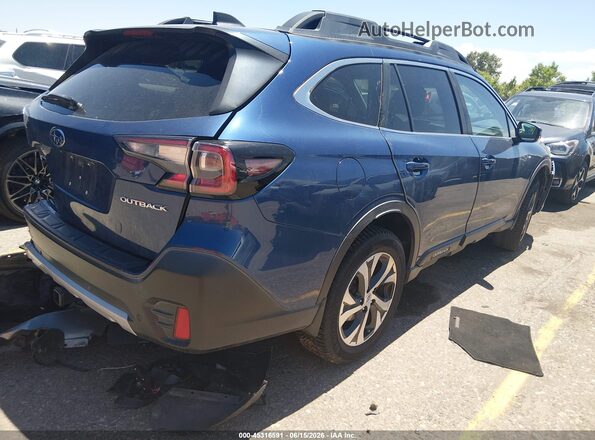 4S4BTANC9L3101514 2020 SUBARU OUTBACK Blue Trasero derecho
