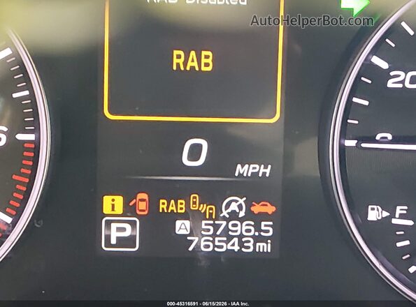 4S4BTANC9L3101514 2020 SUBARU OUTBACK Blue 