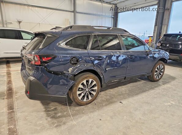 4S4BTANC9R3136191 2024 SUBARU OUTBACK Синий Задняя правая четверть