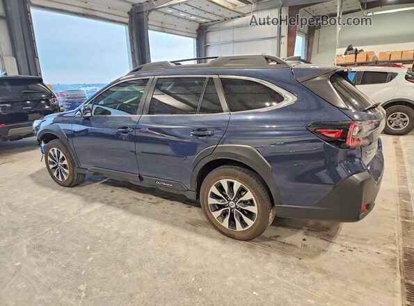 4S4BTANC9R3136191 2024 SUBARU OUTBACK Синий Задняя левая четверть