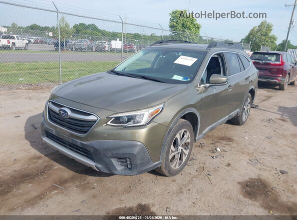 4S4BTANCXL3135249 2020 SUBARU OUTBACK Green Передня ліва чверть
