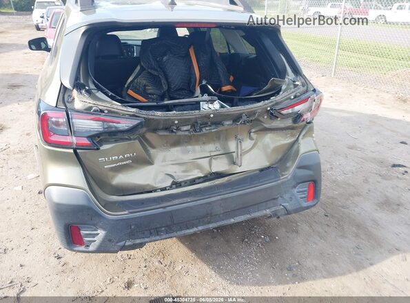 4S4BTANCXL3135249 2020 SUBARU OUTBACK Green Вид спереду