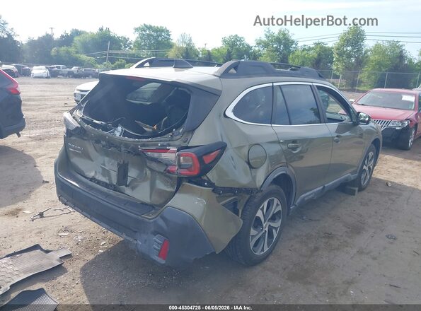 4S4BTANCXL3135249 2020 SUBARU OUTBACK Green Задня права чверть