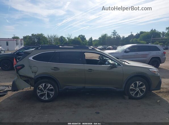 4S4BTANCXL3135249 2020 SUBARU OUTBACK Green Вид задньої частини салону