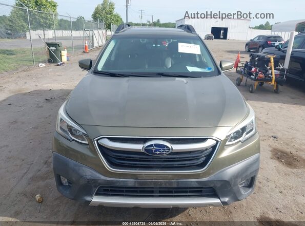 4S4BTANCXL3135249 2020 SUBARU OUTBACK Green Вид щитка приладів
