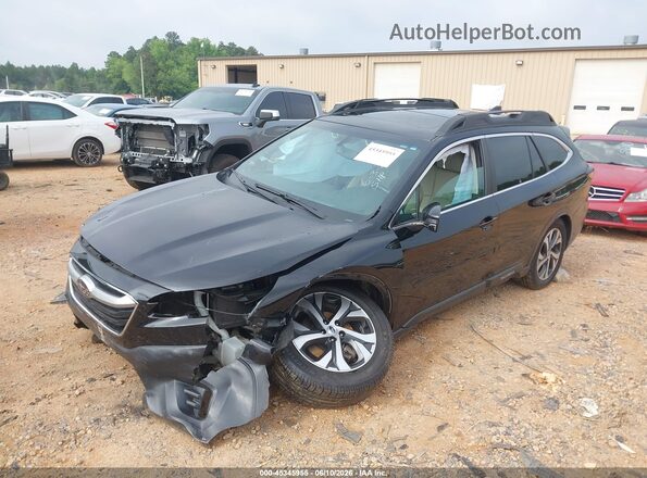 4S4BTANCXM3141019 2021 SUBARU OUTBACK Черный Передняя левая четверть