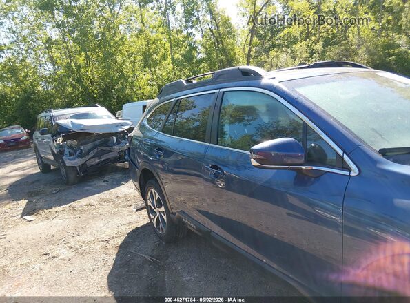4S4BTANCXN3151440 2022 SUBARU OUTBACK Blue უკანა სალონის ხედი