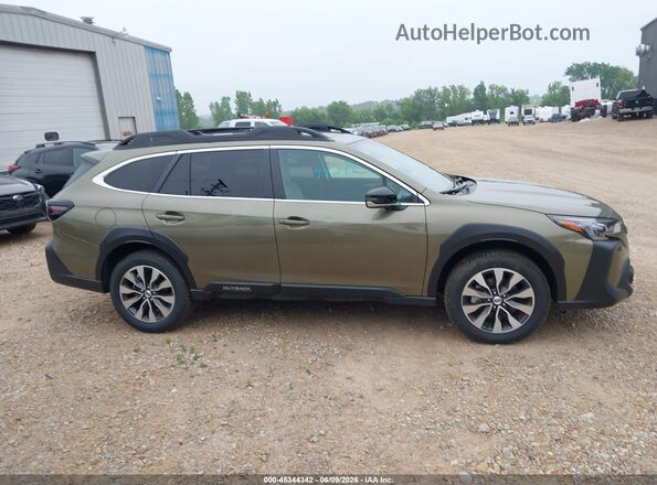 4S4BTANCXS3272996 2025 SUBARU OUTBACK Green 