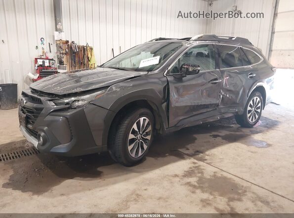 4S4BTAPC0S3149348 2025 SUBARU OUTBACK Gray Vista tres cuartos delantera izquierda