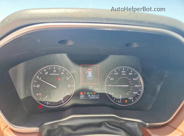 4S4BTAPC1N3142879 2022 SUBARU OUTBACK Green Instrument cluster view