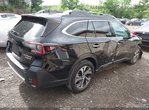 4S4BTAPC2M3202232 2021 SUBARU OUTBACK Черный Задняя правая четверть