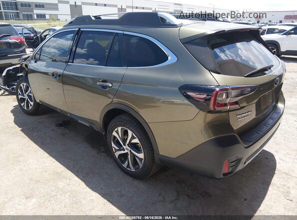 4S4BTAPC6N3123387 2022 SUBARU OUTBACK Green Հետևի ձախ