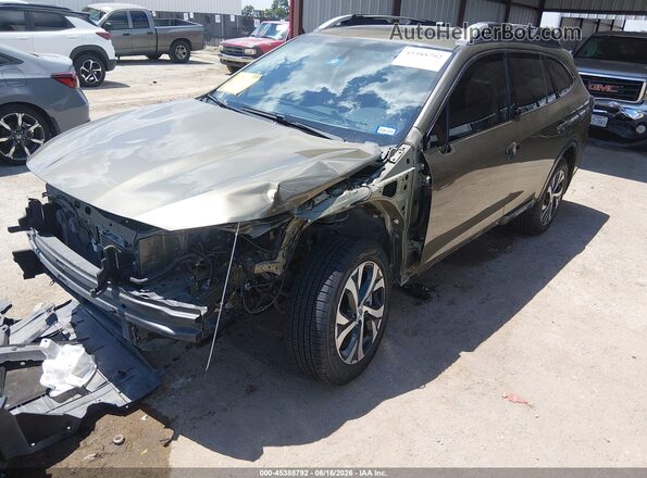 4S4BTAPC6N3123387 2022 SUBARU OUTBACK Green Առջևի ձախ երեք քառորդ տեսարան
