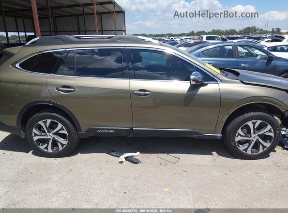 4S4BTAPC6N3123387 2022 SUBARU OUTBACK Green Սալոնի հետևի տեսք