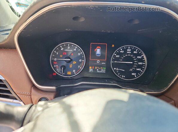 4S4BTAPC6N3152307 2022 SUBARU OUTBACK Green ხელსაწყოთა პანელის ხედი