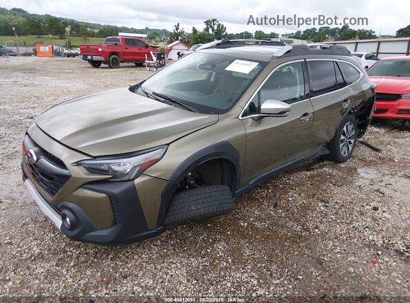 4S4BTAPC6R3172949 2024 SUBARU OUTBACK Green Առջևի ձախ երեք քառորդ տեսարան